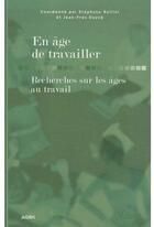 Couverture du livre « En âge de travailler ; recherches sur les âges au travail » de  aux éditions Vuibert