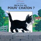 Couverture du livre « Qu'a-t-il vu, poun'chaton ? » de Diane Barbara aux éditions Actes Sud