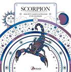 Couverture du livre « Scorpion : mon petit cahier d'astrologie et de coloriage » de Haumea aux éditions Artemis