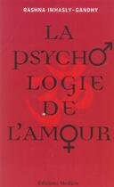 Couverture du livre « La psychologie de l'amour » de Imhasly-Gandy Rashna aux éditions Medicis