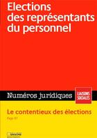 Couverture du livre « Élections des représentants du personnel » de  aux éditions Liaisons