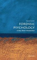 Couverture du livre « Forensic Psychology: A Very Short Introduction » de Canter David aux éditions Oup Oxford