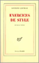 Couverture du livre « Exercices de style » de Raymond Queneau aux éditions Gallimard (patrimoine Numerise)