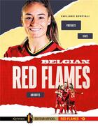 Couverture du livre « Belgian red flames : portraits, statistiques, anecdotes » de Emiliano Bonfigli aux éditions Kennes Editions