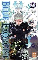 Couverture du livre « Blue exorcist t.23 » de Kazue Kato aux éditions Crunchyroll
