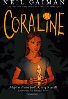 Couverture du livre « Coraline » de Gaiman/Russell aux éditions Au Diable Vauvert