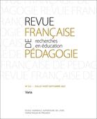 Couverture du livre « Revue francaise de pedagogie, n 212/2021. varia » de Pon Doussot Sylvain aux éditions Ens Lyon