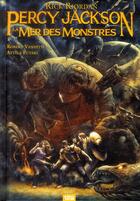 Couverture du livre « Percy Jackson Tome 2 ; la mer des monstres » de Rick Riordan et Attila Futaki et Robert Venditti aux éditions Glenat
