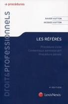 Couverture du livre « Les referes » de Vuitton aux éditions Lexisnexis