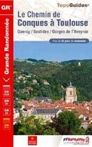 Couverture du livre « Le chemin de Conques à Toulouse ; 12-31 - GR - 3646 » de  aux éditions Ffrp