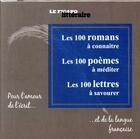 Couverture du livre « Coffret de 3 titres des guides 100 » de Le Figaro Litteraire aux éditions Societe Du Figaro
