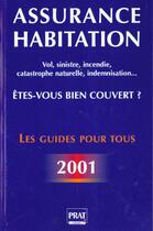 Couverture du livre « Assurance et habitation » de C Dolleux aux éditions Prat