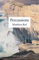 Couverture du livre « Percussions » de Matthieu Ruf aux éditions Éditions De L'aire