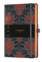 Couverture du livre « Carnet copper and gold grand format uni baroque copper » de  aux éditions Castelli Milano