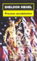 Couverture du livre « Preuves accablantes » de Siegel-S aux éditions Le Livre De Poche