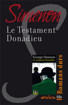 Couverture du livre « Le testament Donadieu » de Georges Simenon aux éditions Omnibus