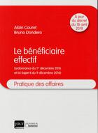 Couverture du livre « Le bénéficiaire effectif » de Bruno Dondero et Alain Couret aux éditions Joly