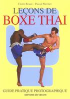 Couverture du livre « Lecons de boxe thai » de Brain aux éditions De Vecchi
