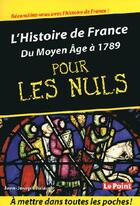 Couverture du livre « Histoire de france tome 1 poche pour les nuls ed le point » de Jean-Joseph Julaud aux éditions First