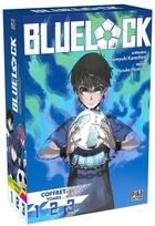 Couverture du livre « Blue lock : coffret Tomes 1 à 3 » de Muneyuki Kaneshiro et Yusuke Nomura aux éditions Pika