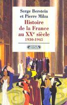 Couverture du livre « Histoire de la france xx siecle t.2 » de Serge Berstein aux éditions Complexe