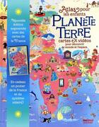 Couverture du livre « Planète Terre : atlas pour les enfants » de Enrico Lavagno et Sacco Et Vallarino aux éditions Nuinui Jeunesse