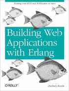 Couverture du livre « Building Web Applications with Erlang » de Zachary Kessin aux éditions O'reilly Media