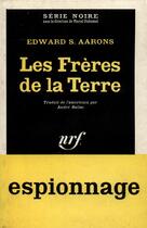 Couverture du livre « Les freres de la terre » de Aarons Edward S. aux éditions Gallimard