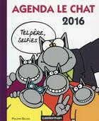 Couverture du livre « Le chat ; agenda (édition 2016) » de Philippe Geluck aux éditions Casterman