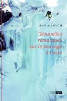 Couverture du livre « Nouvelles recherches sur le passage à l'acte » de Jean Allouch aux éditions Epel