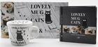 Couverture du livre « Lovely mug cats 