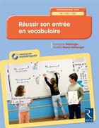 Couverture du livre « Reussir son entree en vocabulaire cp-ce1-ce2 + cd » de  aux éditions Retz