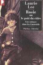 Couverture du livre « Rosie ou le goût du cidre » de Laurie Lee aux éditions Libretto