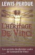 Couverture du livre « L'heritage da vinci » de Perdue-L aux éditions City