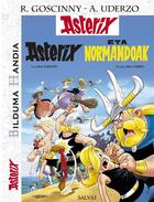 Couverture du livre « Asterix eta normandoak » de Rene Goscinny et Albert Uderzo aux éditions Salvat Editions