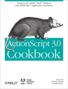 Couverture du livre « ActionScript 3.0 cookbook » de Joey Lott aux éditions O'reilly Media