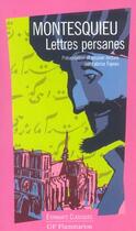 Couverture du livre « Lettres persanes » de Montesquieu aux éditions Flammarion