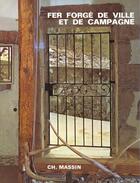 Couverture du livre « Fer Forge De Ville Et De Campagne » de Rodighiero aux éditions Massin