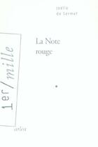 Couverture du livre « La note rouge » de Sermet Joelle De aux éditions Arlea