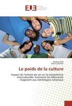 Couverture du livre « Le poids de la culture » de Kolb Andrea aux éditions Editions Universitaires Europeennes