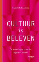 Couverture du livre « Cultuur is beleven » de Annick Schramme aux éditions Terra - Lannoo, Uitgeverij