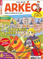 Couverture du livre « Arkeo junior n 262 chateaux forts - mai 2018 » de  aux éditions Arkeo Junior