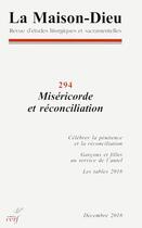 Couverture du livre « La maison-dieu numero 294 misericorde et reconciliation » de Collectif Snpls aux éditions Cerf