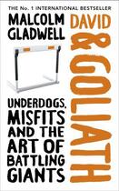 Couverture du livre « David and goliath » de Malcolm Gladwell aux éditions Adult Pbs