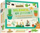 Couverture du livre « Silence ça pousse ! ; je fais mon potager ; avec 2 pots, des graines et de la terre » de  aux éditions Deux Coqs D'or