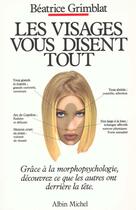 Couverture du livre « Les visages vous disent tout - guide de morphopsychologie » de Grimblat Beatrice aux éditions Albin Michel