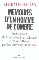 Couverture du livre « Mémoires d'un homme de l'ombre » de Halevy-E aux éditions Albin Michel