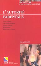 Couverture du livre « L autorite parentale 2 » de Fossier T aux éditions Esf Social