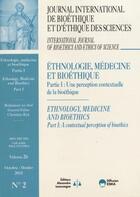 Couverture du livre « Journal international de bioethique 2 2015 ethnobioethique » de Byk Christian aux éditions Eska