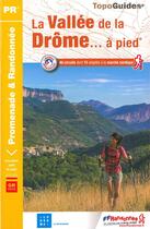 Couverture du livre « La vallée de la Drôme... à pied » de  aux éditions Ffrp